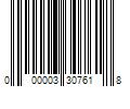 Barcode Image for UPC code 000003307618