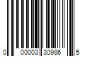 Barcode Image for UPC code 000003309865