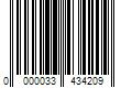 Barcode Image for UPC code 0000033434209