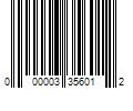 Barcode Image for UPC code 000003356012