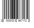 Barcode Image for UPC code 0000033967172