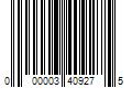 Barcode Image for UPC code 000003409275