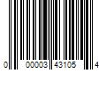 Barcode Image for UPC code 000003431054