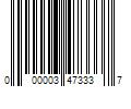 Barcode Image for UPC code 000003473337