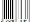 Barcode Image for UPC code 0000035116196