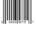 Barcode Image for UPC code 000003587157