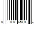 Barcode Image for UPC code 000003618004