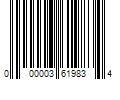 Barcode Image for UPC code 000003619834