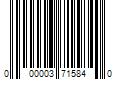 Barcode Image for UPC code 000003715840