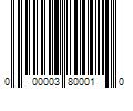 Barcode Image for UPC code 000003800010