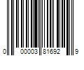 Barcode Image for UPC code 000003816929