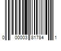 Barcode Image for UPC code 000003817841