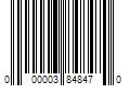 Barcode Image for UPC code 000003848470