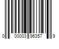 Barcode Image for UPC code 000003963579