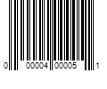 Barcode Image for UPC code 000004000051