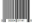 Barcode Image for UPC code 000004011415