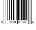 Barcode Image for UPC code 000004057796