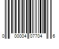 Barcode Image for UPC code 000004077046