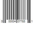 Barcode Image for UPC code 000004077831