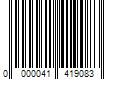 Barcode Image for UPC code 0000041419083