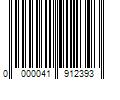 Barcode Image for UPC code 0000041912393