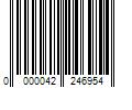 Barcode Image for UPC code 0000042246954