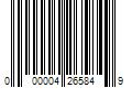 Barcode Image for UPC code 000004265849