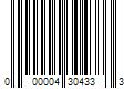 Barcode Image for UPC code 000004304333