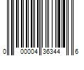 Barcode Image for UPC code 000004363446