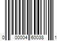 Barcode Image for UPC code 000004600381