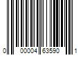 Barcode Image for UPC code 000004635901