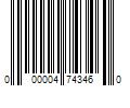 Barcode Image for UPC code 000004743460