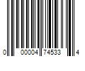 Barcode Image for UPC code 000004745334