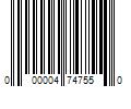 Barcode Image for UPC code 000004747550