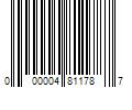 Barcode Image for UPC code 000004811787