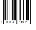 Barcode Image for UPC code 0000048143820