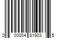 Barcode Image for UPC code 000004819035