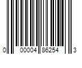 Barcode Image for UPC code 000004862543