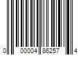 Barcode Image for UPC code 000004862574