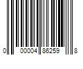 Barcode Image for UPC code 000004862598