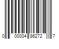 Barcode Image for UPC code 000004862727