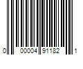 Barcode Image for UPC code 000004911821