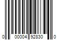 Barcode Image for UPC code 000004928300