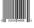 Barcode Image for UPC code 000004949060