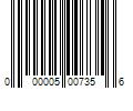 Barcode Image for UPC code 000005007356