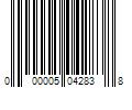 Barcode Image for UPC code 000005042838