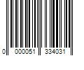 Barcode Image for UPC code 0000051334031