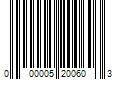 Barcode Image for UPC code 000005200603