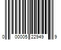 Barcode Image for UPC code 000005229499