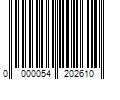 Barcode Image for UPC code 0000054202610